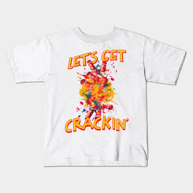 Chinese New Year: Let's Get Crackin' with Firecracker Fantasy Kids T-Shirt by YUED